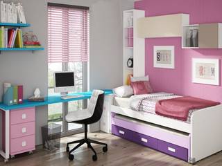 Dormitorios juveniles con camas compactas, Mobihogar-2000 Mobihogar-2000 Modern Çocuk Odası
