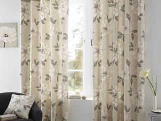 Ready Made Fully Lined Curtains, Century Mills Century Mills Nowoczesny salon