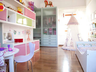 Quarto menina, Asenne Arquitetura Asenne Arquitetura Eclectic style nursery/kids room