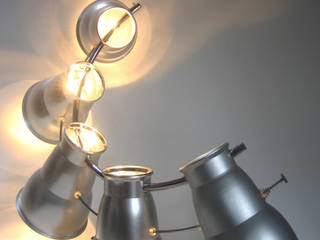 Quint, blikvanger blikvanger Industrial style living room Lighting