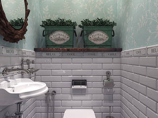Guest WC, Your royal design Your royal design Country style bathroom