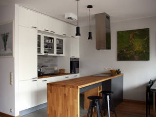 nad kanałkiem, JJJASKOLA ARCHITEKCI JJJASKOLA ARCHITEKCI Scandinavian style kitchen