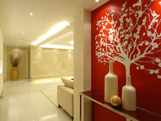 A Apartment, Yunhee Choe Yunhee Choe Minimalist corridor, hallway & stairs