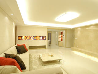 A Apartment, Yunhee Choe Yunhee Choe Phòng khách phong cách tối giản