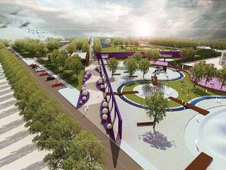 Pedestrian bridge and playgrounds ON TASARIM LTD. ŞTi.