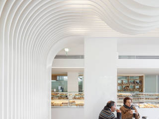 Bakery, PAULO MERLINI ARCHITECTS PAULO MERLINI ARCHITECTS Powierzchnie handlowe