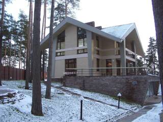 Дом в Сосново, Format A5 Fontanka Format A5 Fontanka Jardines de invierno de estilo moderno