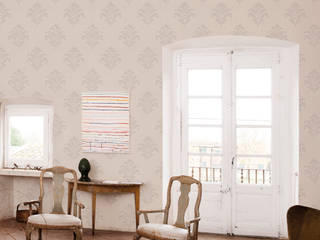 New Ceylan Wallpaper ref 4400021, Paper Moon Paper Moon ラスティックスタイルな 壁&床