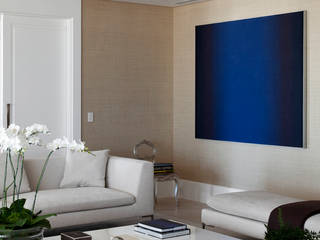 Apartamento São Paulo, Liane Mazeron Rump Arquitetura Liane Mazeron Rump Arquitetura Modern living room