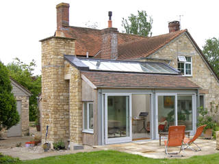 Rural extension, Dorset, UK, Southpoint Southpoint モダンデザインの リビング