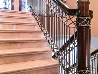 Realizacja Balustrady 5, Armet Armet Colonial style corridor, hallway& stairs