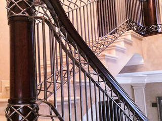 Realizacja Balustrady 5, Armet Armet Colonial style corridor, hallway& stairs