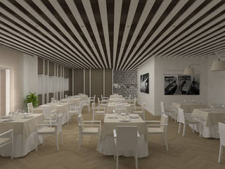 restaurant&pizza_ restyling di un ristorante Vitulazio (CE), 2013, maps_architetti maps_architetti Powierzchnie handlowe