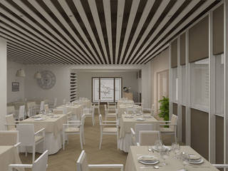 restaurant&pizza_ restyling di un ristorante Vitulazio (CE), 2013, maps_architetti maps_architetti Powierzchnie handlowe