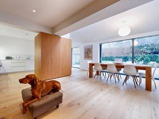 Belsize Park Gardens, Belsize Architects Belsize Architects Ruang Makan Modern