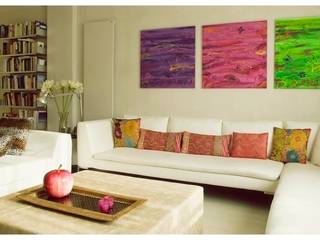 Blanco, Cardellach Interior & Events Cardellach Interior & Events Eclectic style living room