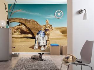 Star Wars Photomural 'Lost Droids' ref 8-484, Paper Moon Paper Moon Modern Walls and Floors