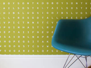 Identity Papers Typography Wallpapers, Identity Papers Identity Papers Paredes y pisos de estilo minimalista