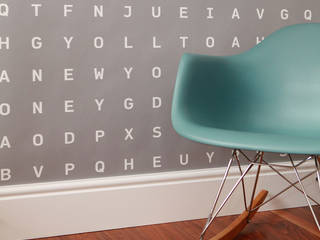 Identity Papers Typography Wallpapers, Identity Papers Identity Papers Eclectic style walls & floors