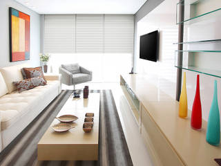 projeto |CM| , Camila Bruzamolin - arquitetura Camila Bruzamolin - arquitetura Modern living room