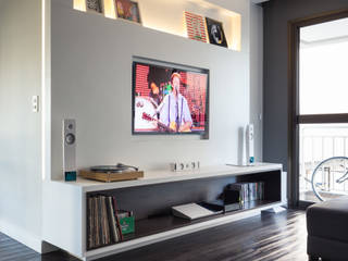 Apartamento JG, Moove Arquitetos Moove Arquitetos Living room