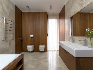 ДОМ В ПОСЕЛКЕ ПОЛИВАНОВО, ALEXANDER ZHIDKOV ARCHITECT ALEXANDER ZHIDKOV ARCHITECT Scandinavian style bathroom