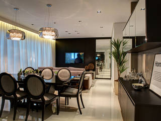 Apartamento S1, Renato Lincoln - Studio de Arquitetura Renato Lincoln - Studio de Arquitetura Moderne Esszimmer