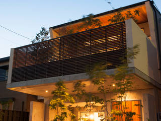 Garden Terrace House, Sakurayama-Architect-Design Sakurayama-Architect-Design Дома в эклектичном стиле