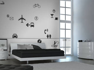 Mural wallpaper 뮤럴벽지, U2 U2 Modern walls & floors Wallpaper