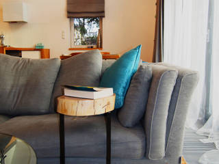 dom 150m2, Projekt Kolektyw Sp. z o.o. Projekt Kolektyw Sp. z o.o. Rustic style living room