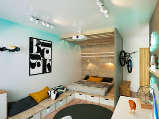 KEFIR HOME, IK-architects IK-architects Minimalistische Schlafzimmer