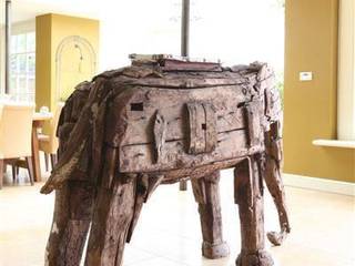 Antique Wooden Elephant, Vintage Archive Vintage Archive ArtworkSculptures