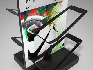 Espositori Nike SKILLS, Un-real Studio Associato Un-real Studio Associato Commercial spaces