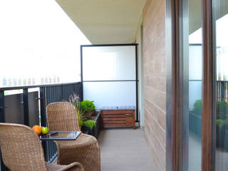 taras, Studio Modelowania Przestrzeni Studio Modelowania Przestrzeni Modern balcony, veranda & terrace