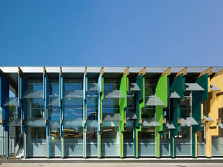 Longford Community School - New Library, Jonathan Clark Architects Jonathan Clark Architects Powierzchnie handlowe