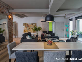 Encinos, MARIANGEL COGHLAN MARIANGEL COGHLAN Industrial style dining room