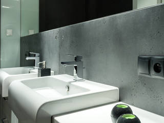 Beton w łazience, Contractors Contractors モダンスタイルの お風呂