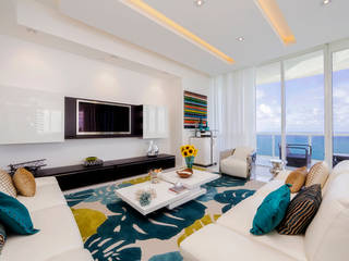 Sunny Isles - Florida - US, Infinity Spaces Infinity Spaces Moderne Wohnzimmer