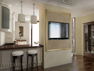 Классика в Резиденции Central Park, Прага, ISDesign group s.r.o. ISDesign group s.r.o. Living room