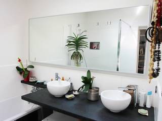 Transformation d'une salle de stockage en une salle de bain, Mint Design Mint Design Salle de bain rurale