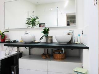 Transformation d'une salle de stockage en une salle de bain, Mint Design Mint Design Moderne Badezimmer