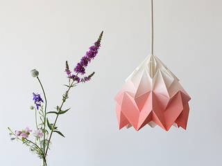 Studio Snowpuppe origami handgevouwen lampen en de nieuwe houten lampen collectie, Snowpuppe Snowpuppe Chambre scandinave