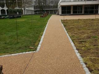 Commercial resin bound paving works by Pps-UK, Permeable Paving Solutions UK Permeable Paving Solutions UK Commercial spaces