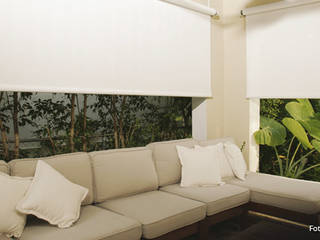 Cortinas tipo Rollers, Dino Conte Dino Conte Modern balcony, veranda & terrace