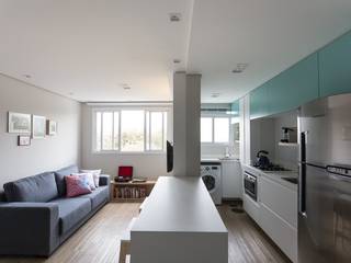 Apartamento CB, Moove Arquitetos Moove Arquitetos ห้องนั่งเล่น