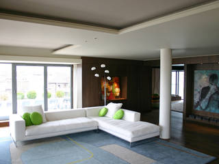 Notting Hill Apartment , Jonathan Clark Architects Jonathan Clark Architects Minimalistische Wohnzimmer
