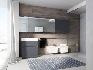 CUBIC Bathroom , ALM Design ALM Design Minimalistyczna łazienka