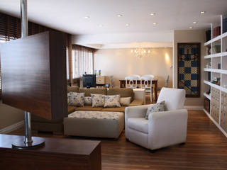 Apartamento | Curitiba | Paraná, Graf Arquitetura & Interiores Graf Arquitetura & Interiores Living room
