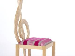 Treble Clef Chair, Brocklehurst Furniture Brocklehurst Furniture 모던스타일 미디어 룸