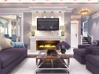 living room , Your royal design Your royal design クラシックデザインの リビング